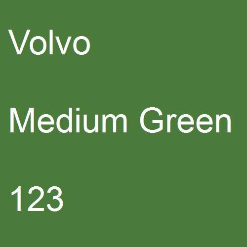 Volvo, Medium Green, 123.